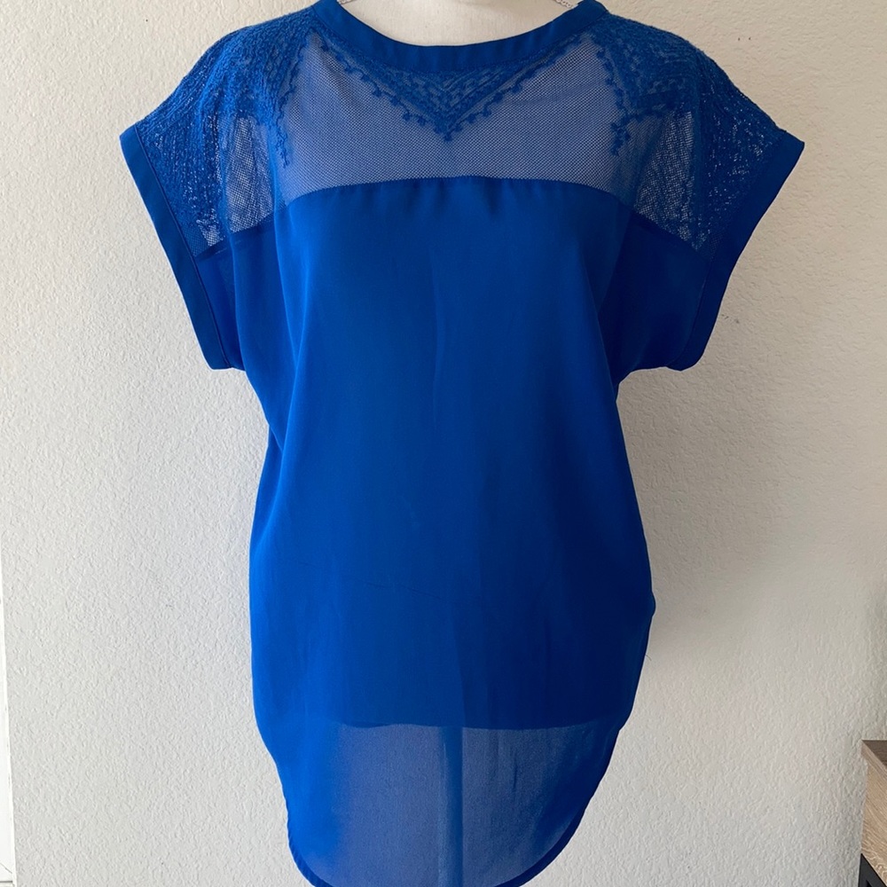 H&M Royal Blue Blouse Size 4